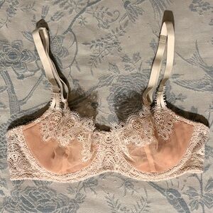 Victoria’s Secret Mesh Crochet Lace Balconette Bra